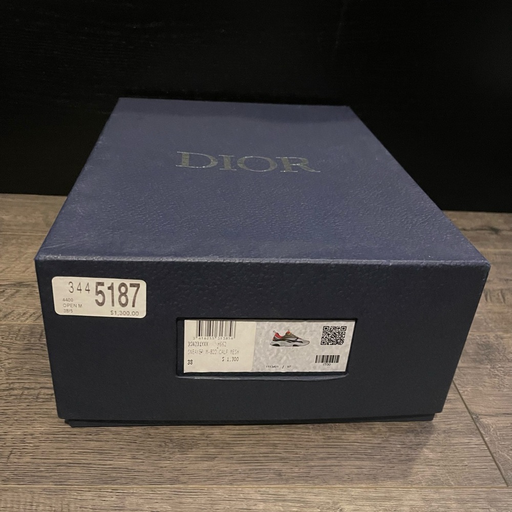 Dior Silver and Orange Sneakers Dynamic Design - Picture 7 of 7
